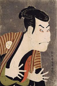 Aktor kabuki Otani Oniji II, karya Sharaku